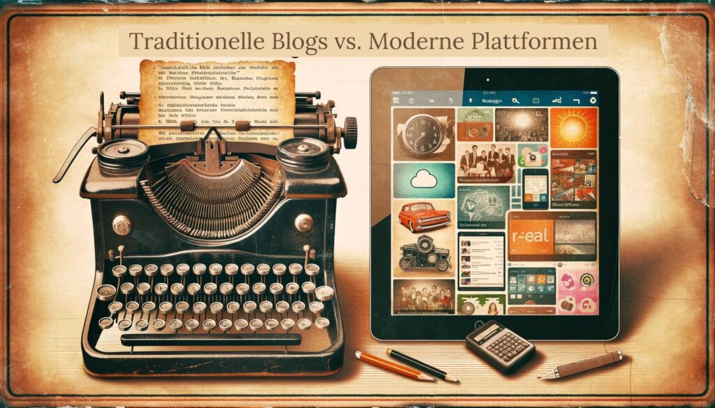 Traditionelle Blogs vs. Moderne Plattformen